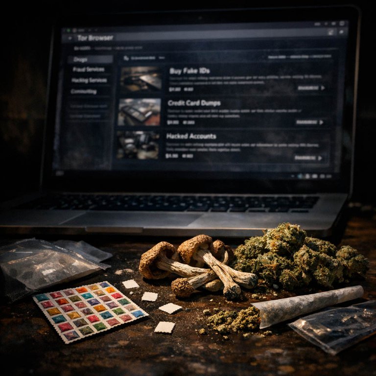 darknet drug links